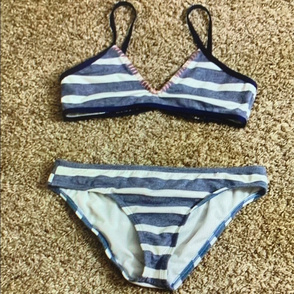 Striped Bikini Set - Picture 1 of 3